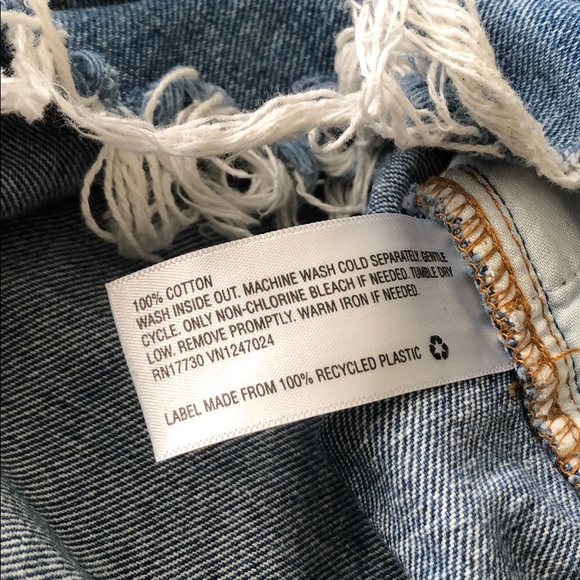 Wild Fable Button High Rise Distressed Shorts - Picture 10 of 12